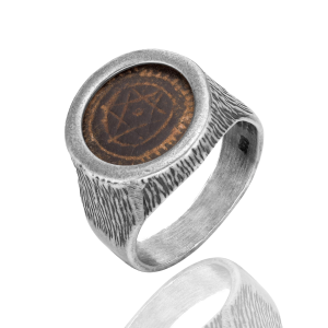 טבעת מטבע מגו דויד